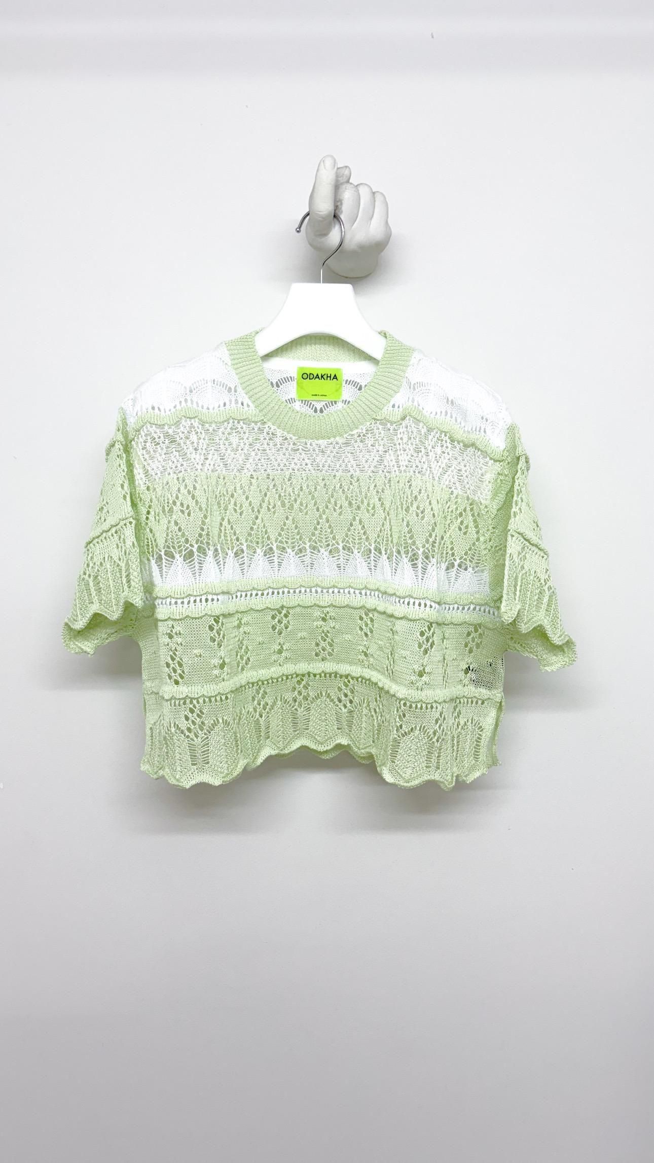 <img class='new_mark_img1' src='https://img.shop-pro.jp/img/new/icons47.gif' style='border:none;display:inline;margin:0px;padding:0px;width:auto;' />crazy lace short knit