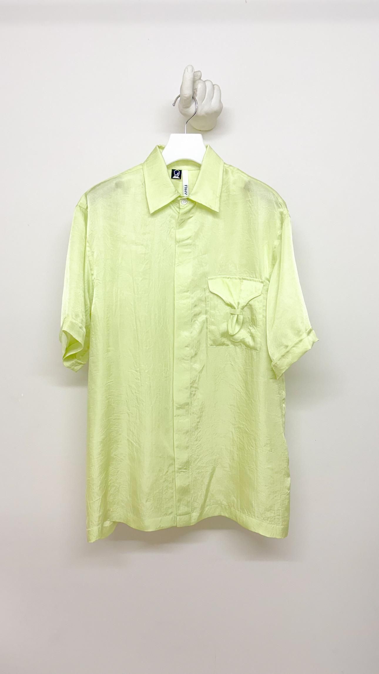 GATHERED FLAP POCKET HALF SLEEVE SHIRTS