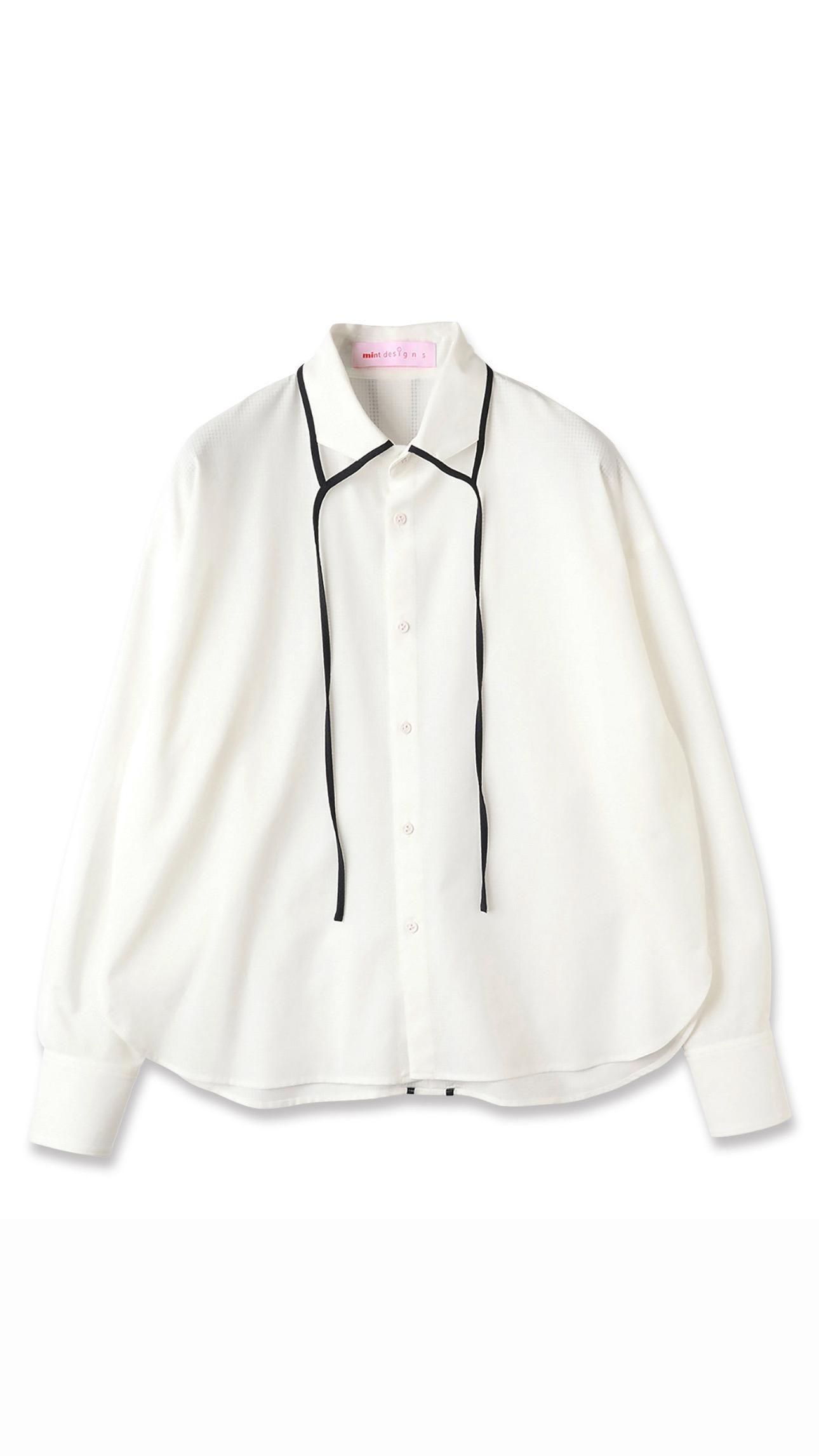 NEGATIVE SPACE COLLAR SHIRT