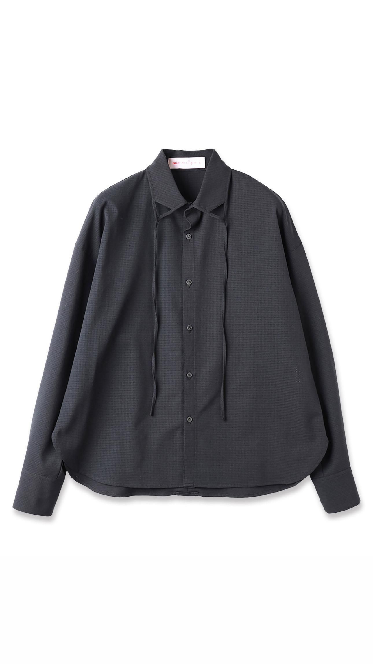 NEGATIVE SPACE COLLAR SHIRT