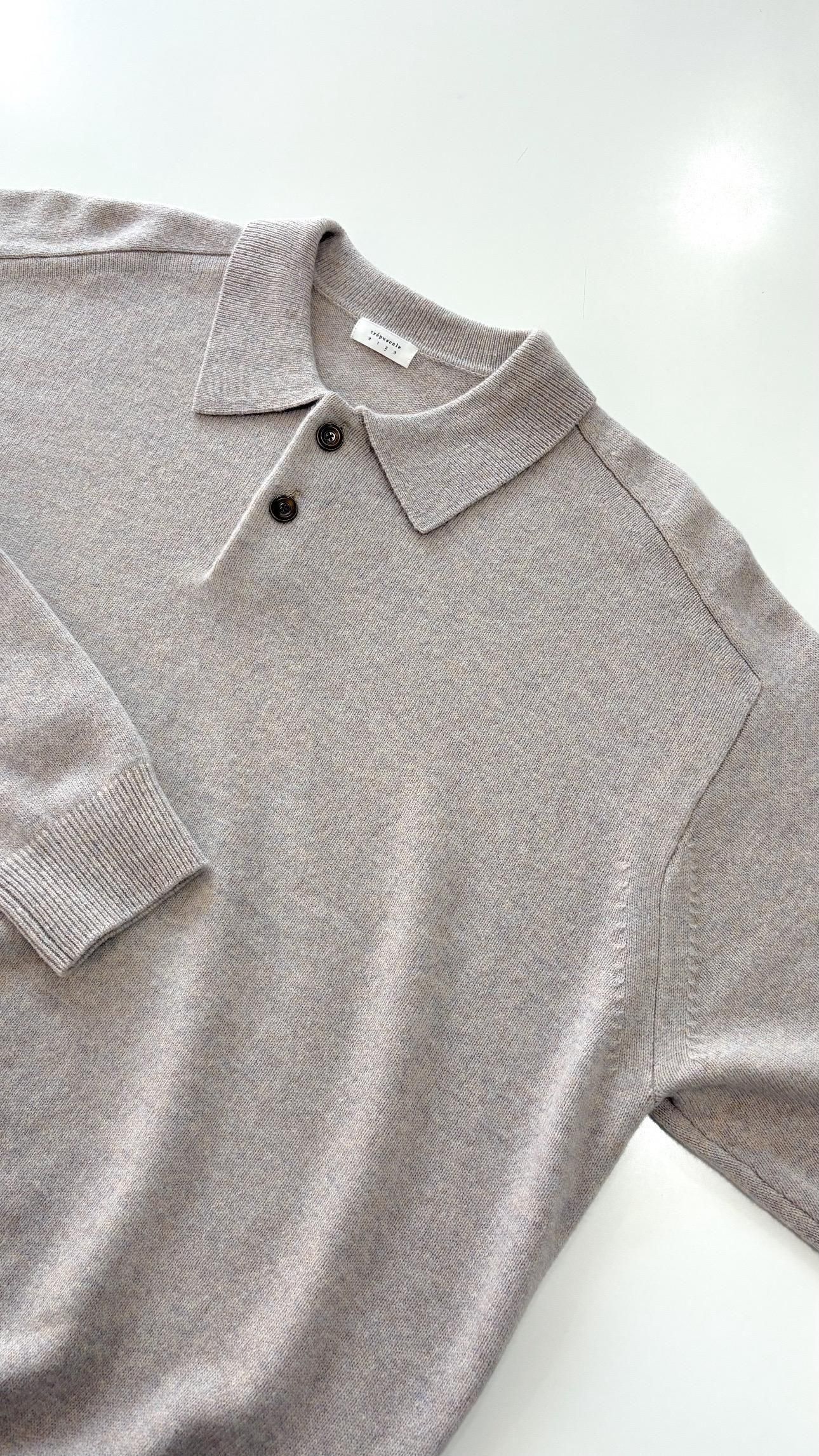 crepuscule (クレプスキュール) 通販 M-G Knit Polo - soon 愛媛