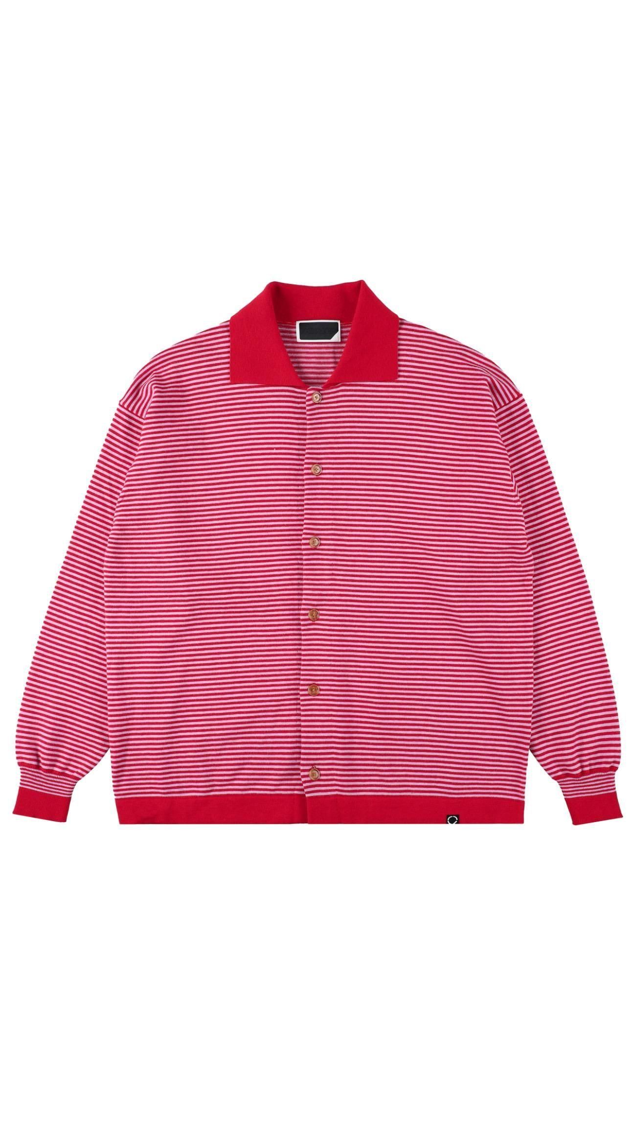 STRIPE KNIT SHIRT