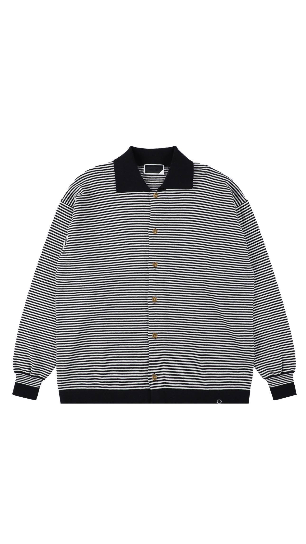 <img class='new_mark_img1' src='https://img.shop-pro.jp/img/new/icons47.gif' style='border:none;display:inline;margin:0px;padding:0px;width:auto;' />STRIPE KNIT SHIRT
