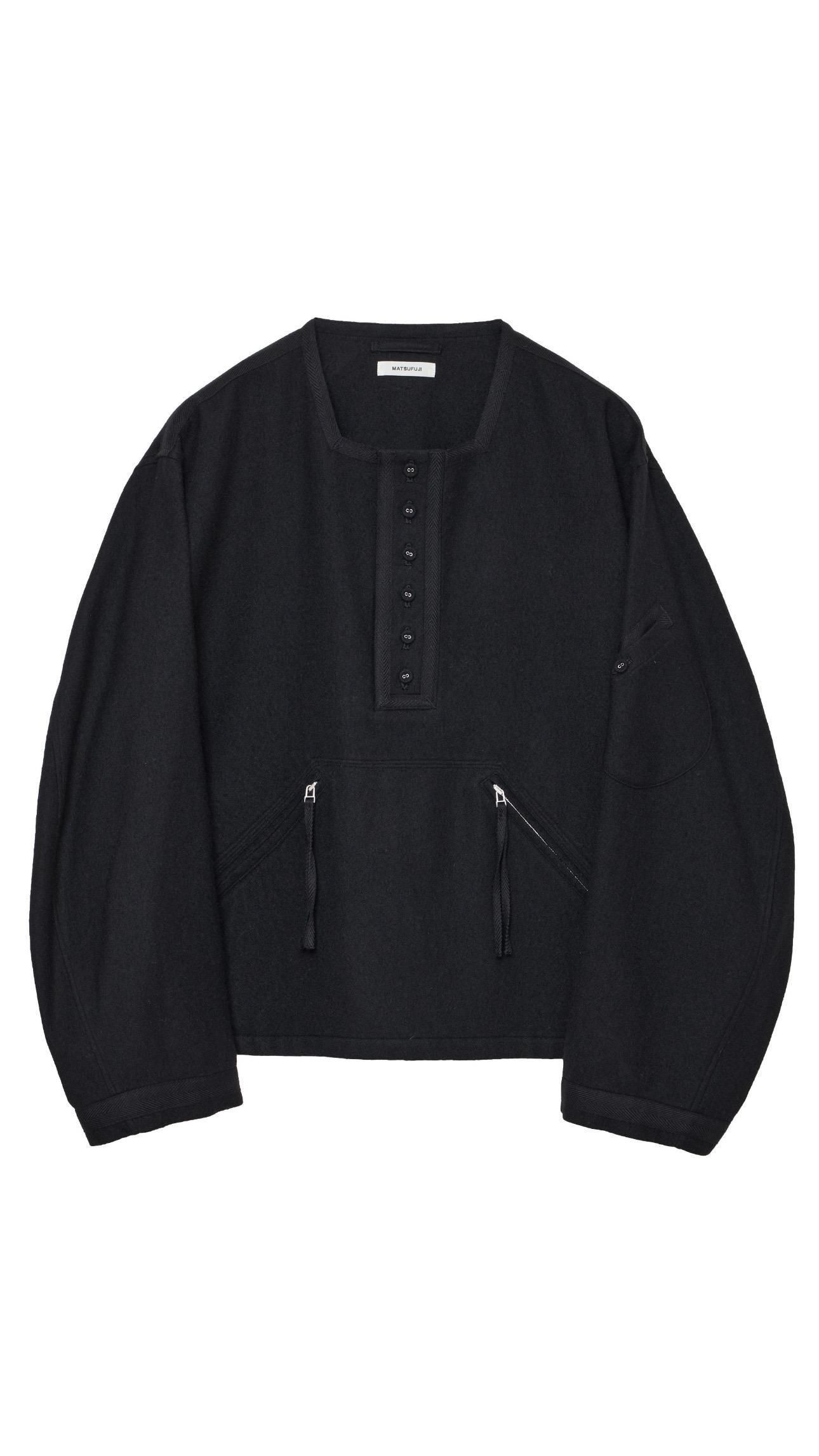 Milling Wool Pullover Jacket