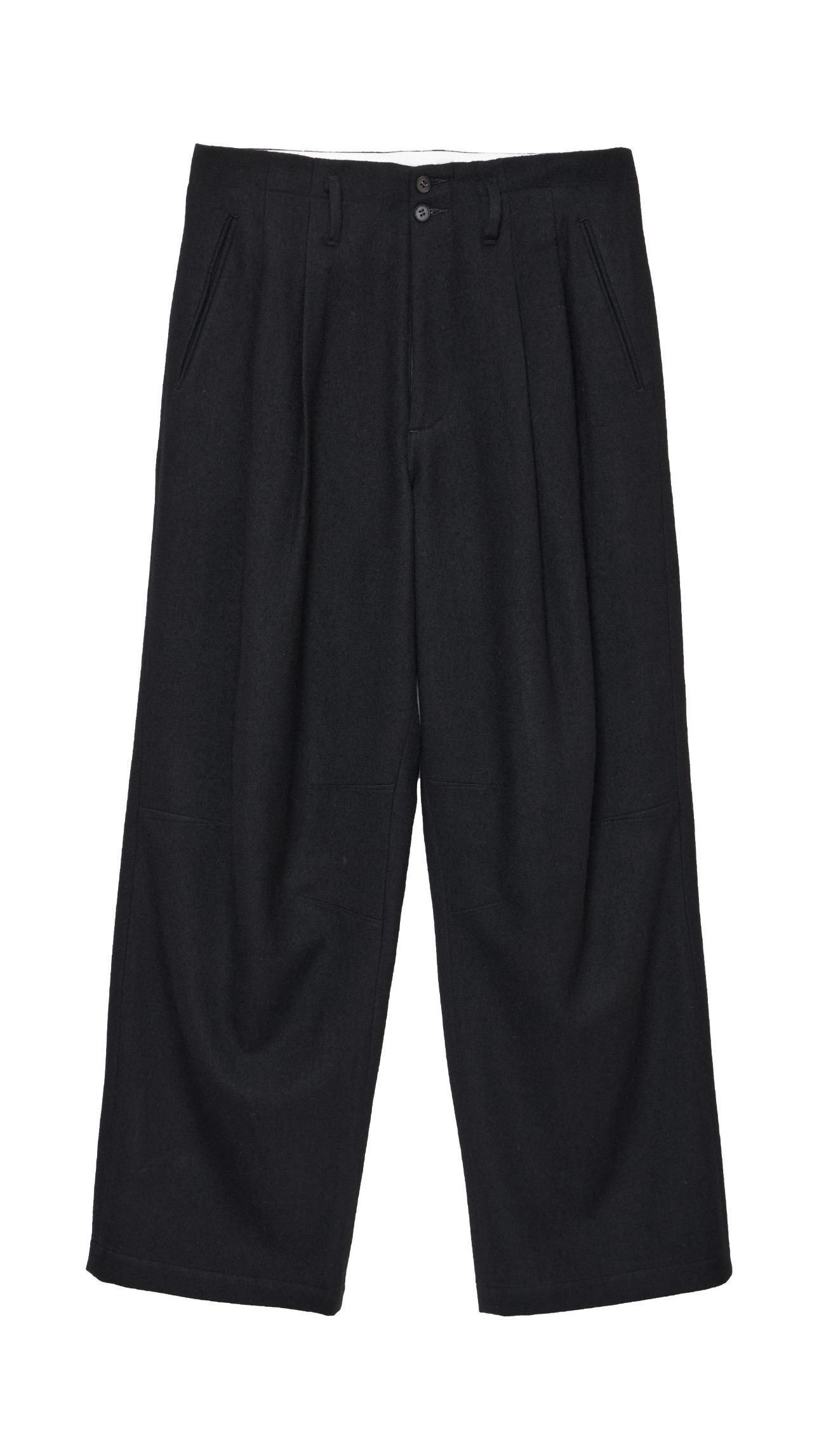 Milling Wool Wide Trousers