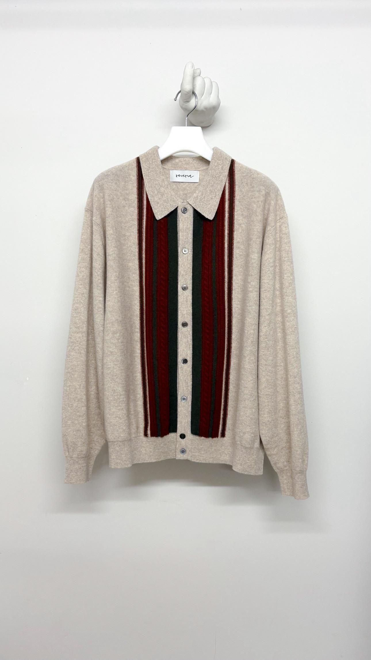 <img class='new_mark_img1' src='https://img.shop-pro.jp/img/new/icons47.gif' style='border:none;display:inline;margin:0px;padding:0px;width:auto;' />Cable Intarsia Knit Shirt