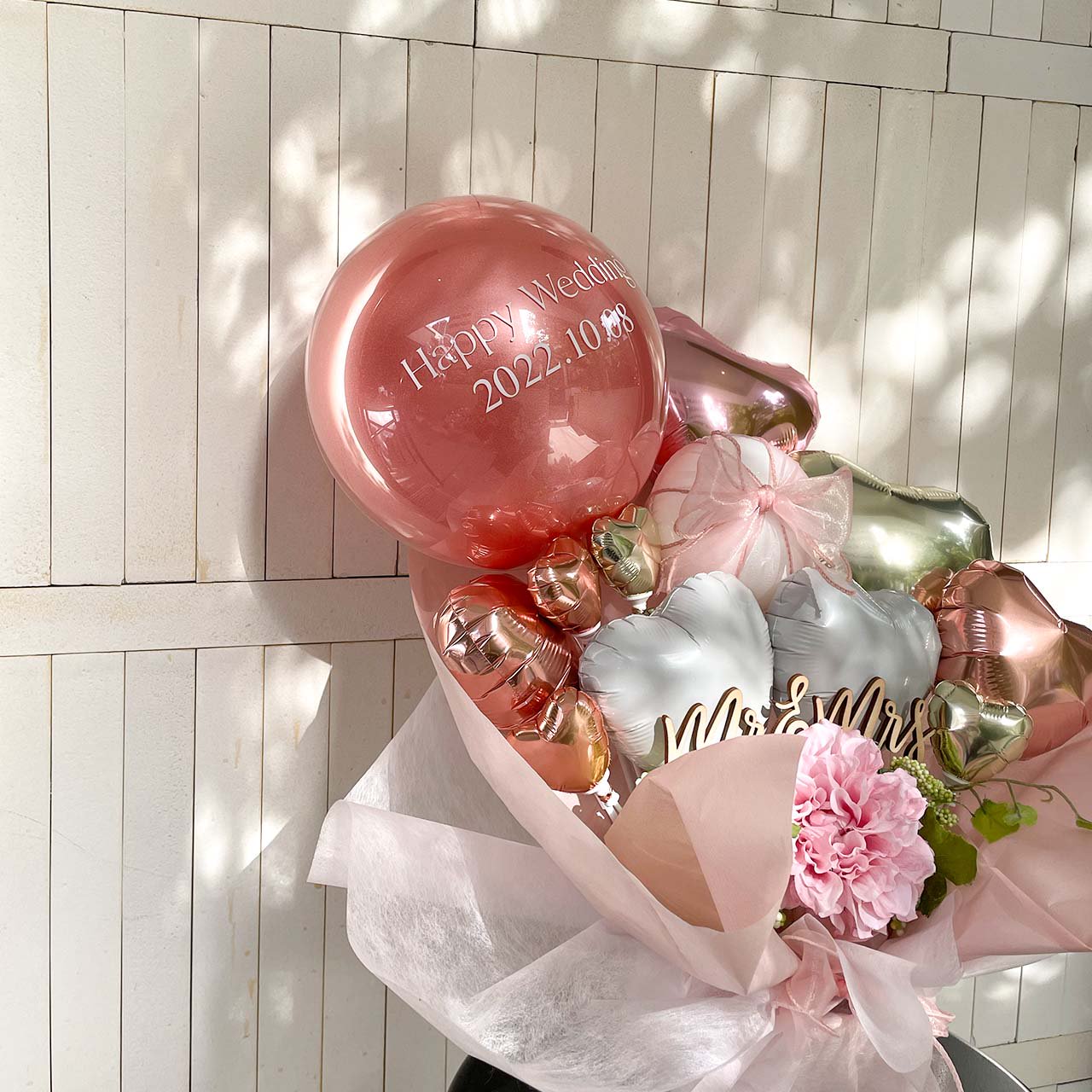Angers Mr&Mrs Balloon Gift - Table top type - アンジェバルーン 