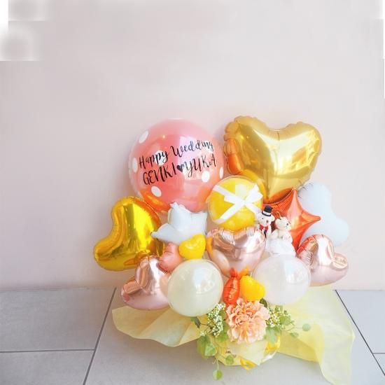 Candy Pop Wedding バルーン Table Top Type Chubby Balloon コンフェッティバルーンとおしゃれな バルーン電報のことならチャビーバルーン 大阪北堀江のバルーンショップ