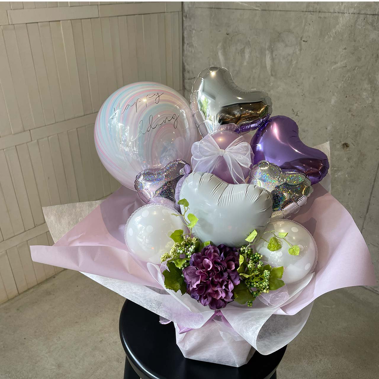 Rennes Marble Balloon Gift - Table top type - レンヌマーブルバルーンギフト