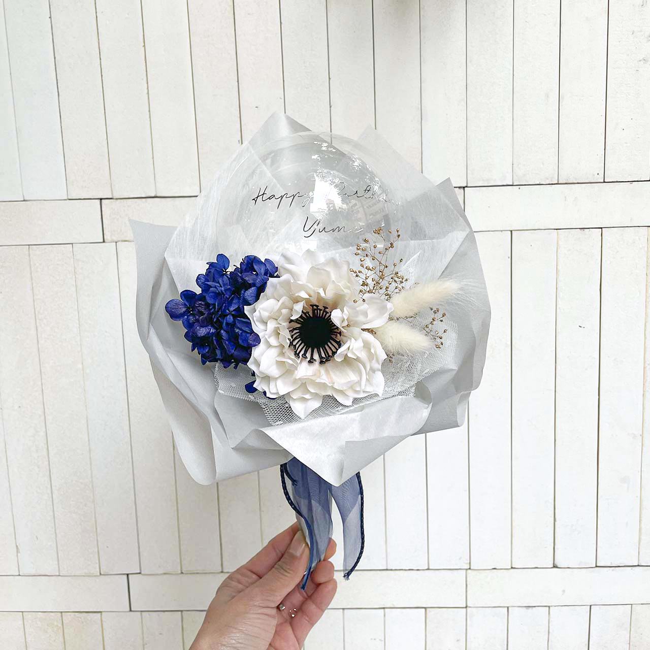 Eminence Mini Bouquet - Flower Balloon Bouquet - エミネンスフラワーバルーンブーケ -  チャビーバルーン 大阪 名古屋 滋賀にあるおしゃれなバルーン電報 バルーン装飾 バルーンギフトのことならチャビーバルーン