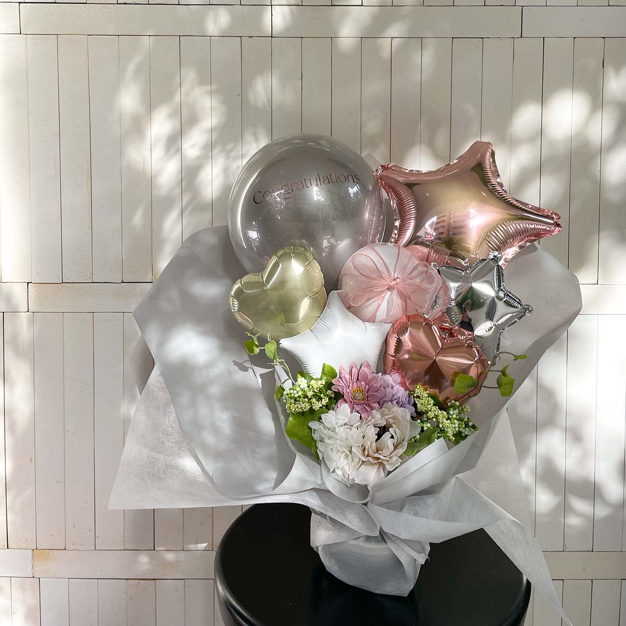 Fascinate Balloon Gift - Table top type - ファッシネイトバルーンギフト - チャビーバルーン 大阪 名古屋  滋賀にあるおしゃれなバルーン電報 バルーン装飾 バルーンギフトのことならチャビーバルーン