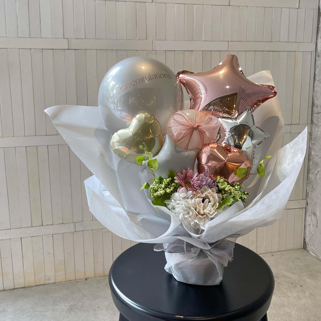 Fascinate Balloon Gift Table Top Type ファッシネイトバルーンギフト チャビーバルーン 大阪 名古屋 滋賀にあるおしゃれなバルーン電報 バルーン装飾 バルーンギフトのことならチャビーバルーン