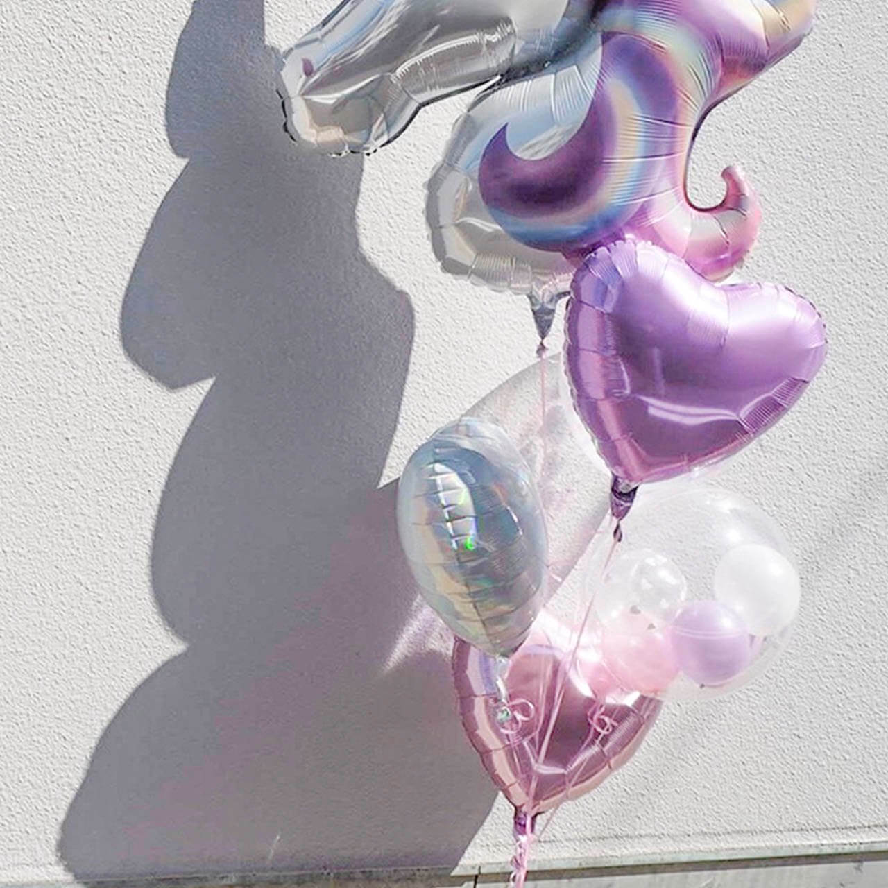 Unicorn Dream Float Balloon - Float type - ユニコーンドリームヘリウムバルーンギフト - チャビーバルーン  大阪 名古屋 滋賀にあるおしゃれなバルーン電報 バルーン装飾 バルーンギフトのことならチャビーバルーン