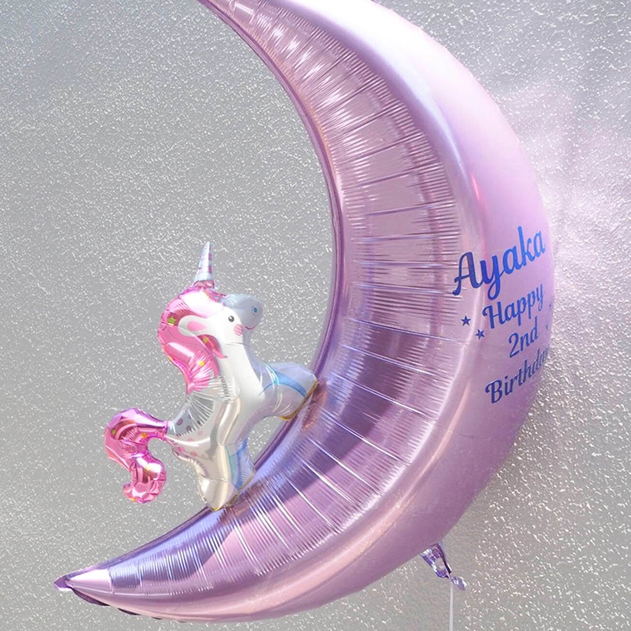 Unicorn Moon Float Balloon - Float type - ユニコーンムーンヘリウム