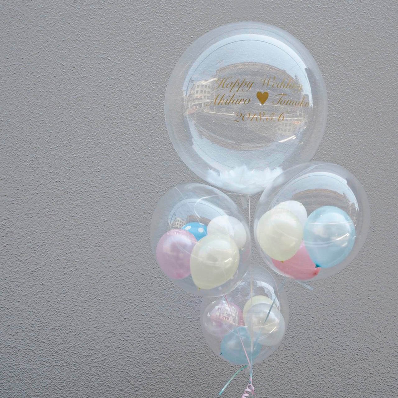 Clear Planet Float Balloon - Float type - クリアプラネットヘリウムバルーンギフト
