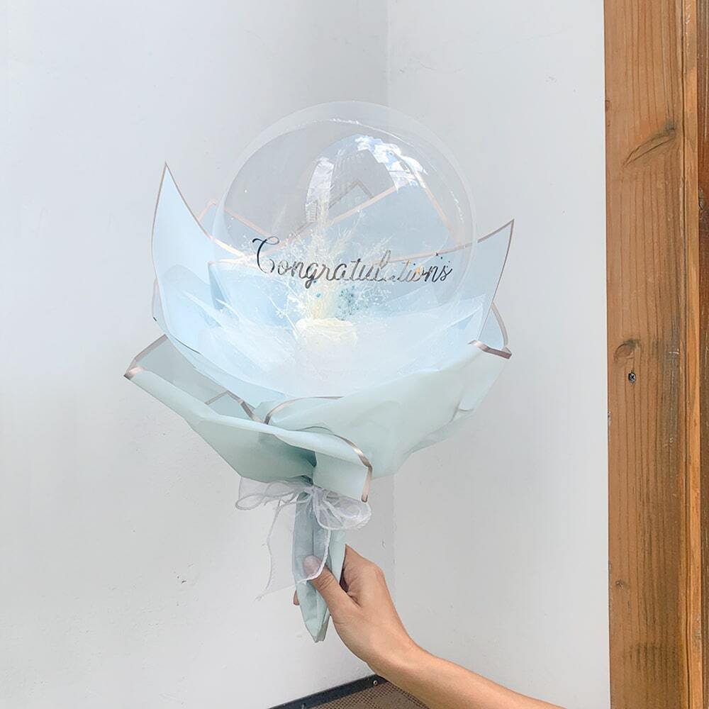 Cinderella Bouquet - Flower Balloon Bouquet - シンデレラフラワーバルーンブーケ