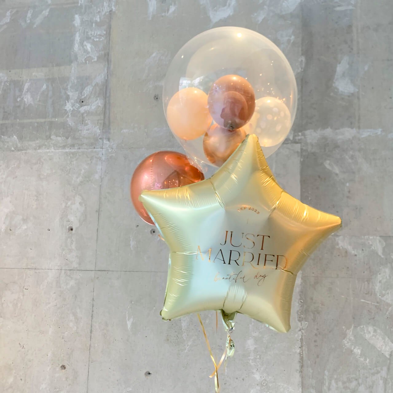 Elegant Star Float Balloon - Float type - エレガントスターヘリウムバルーンギフト