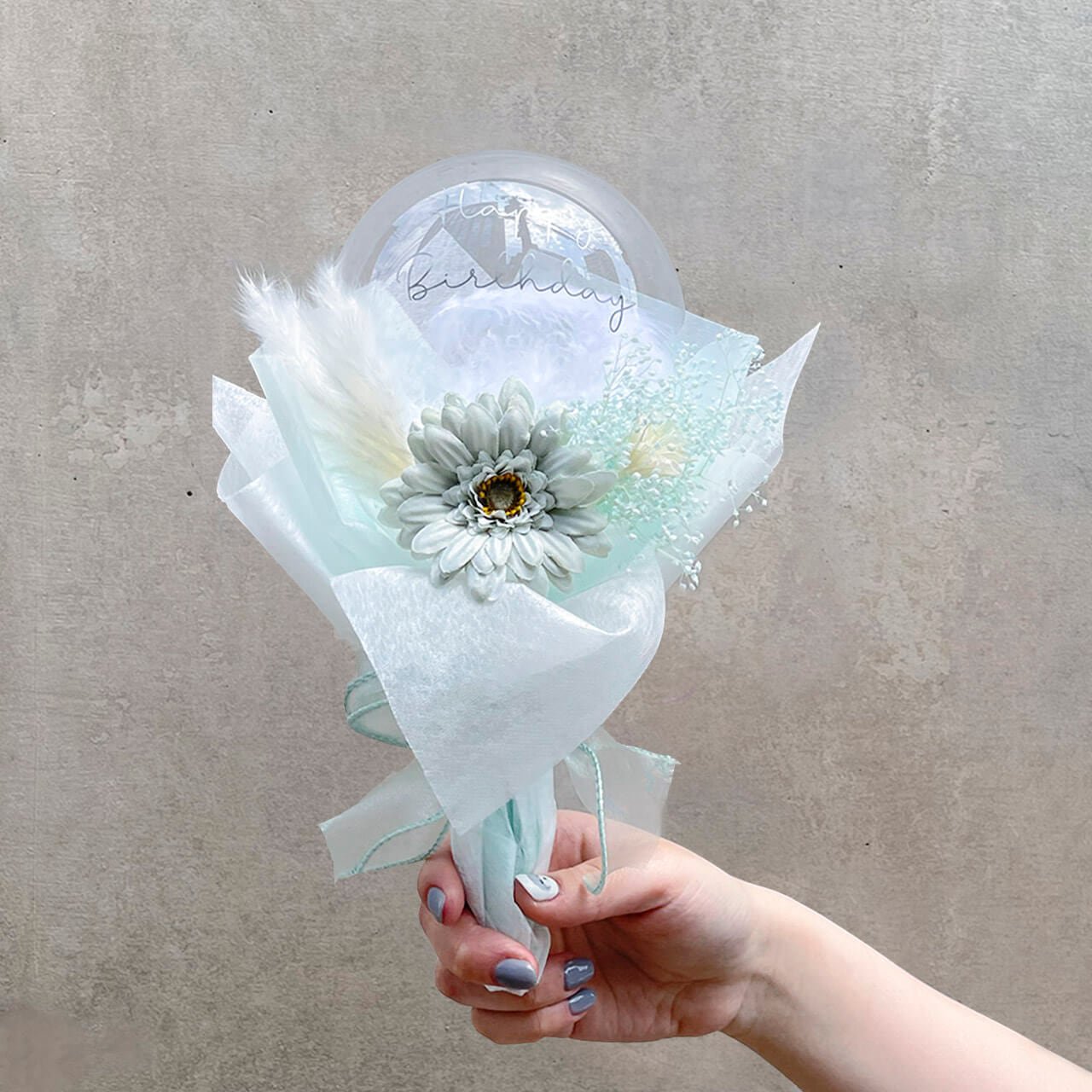Stella tiffany Mini Bouquet - Flower Balloon Bouquet - ステラ ティファニーフラワーバルーンブーケ