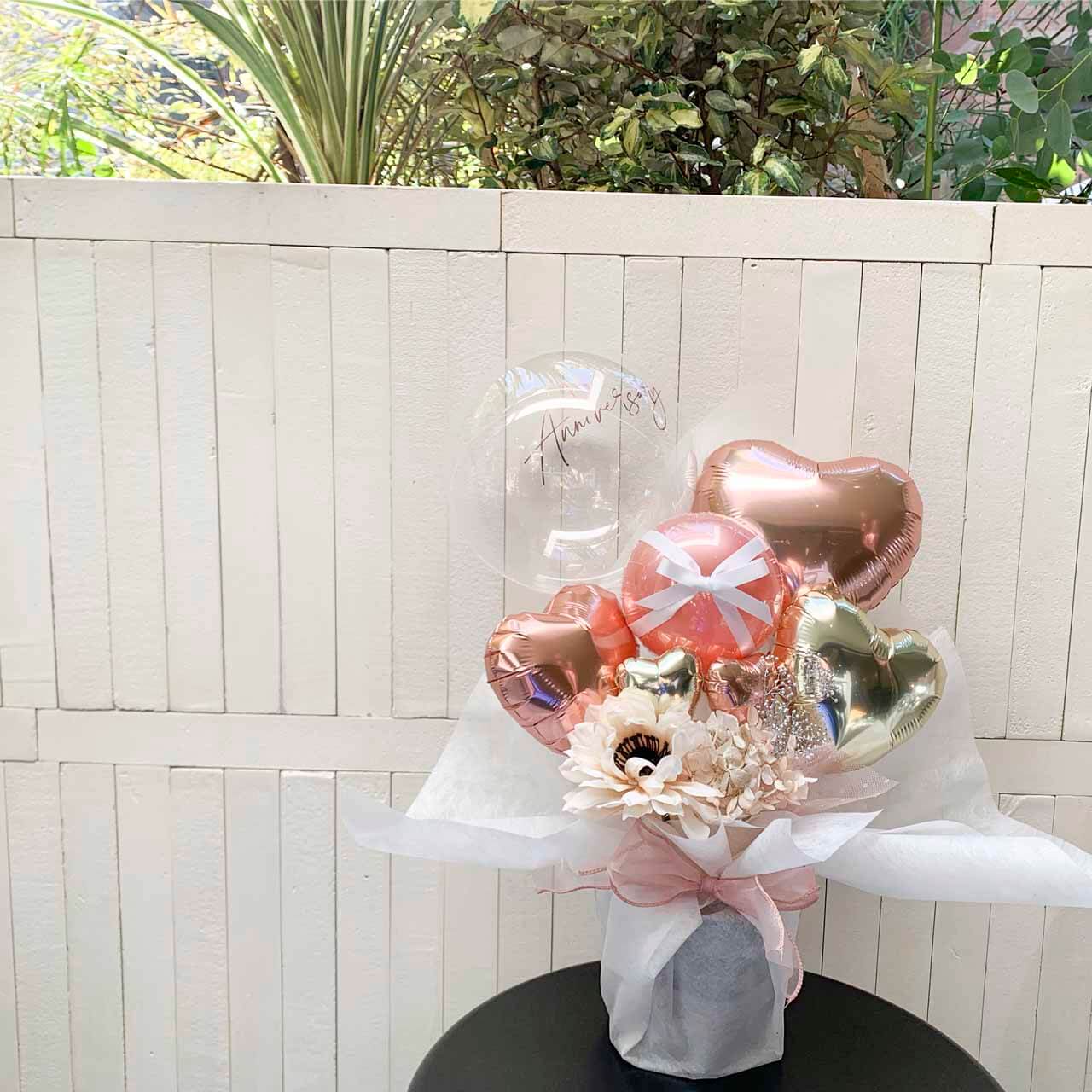 Melrose Pink Balloon Gift - Table top type - ԥ󥯥Х롼󥮥ե