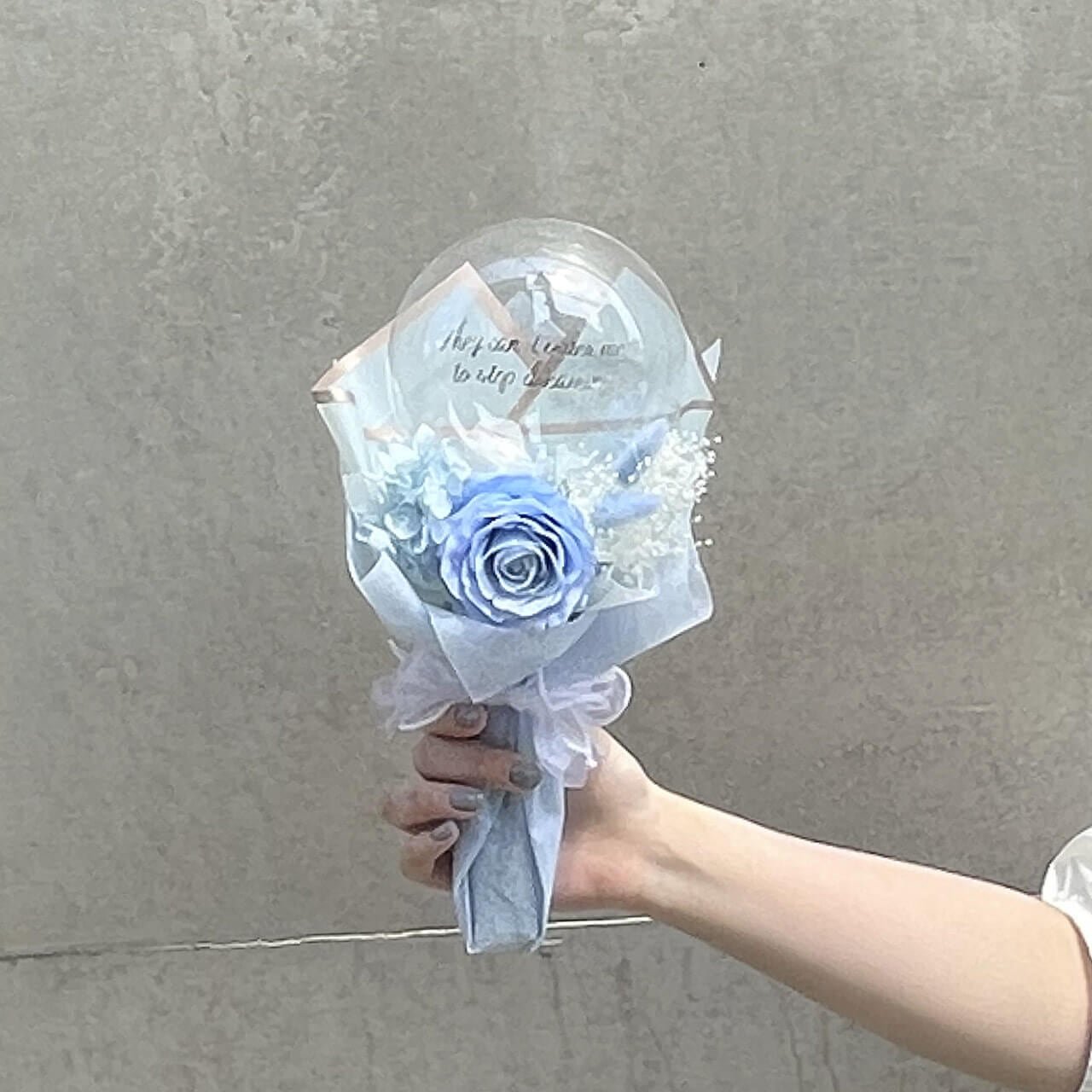 Cinderella Mini Bouquet - Flower Balloon Bouquet - シンデレラミニ