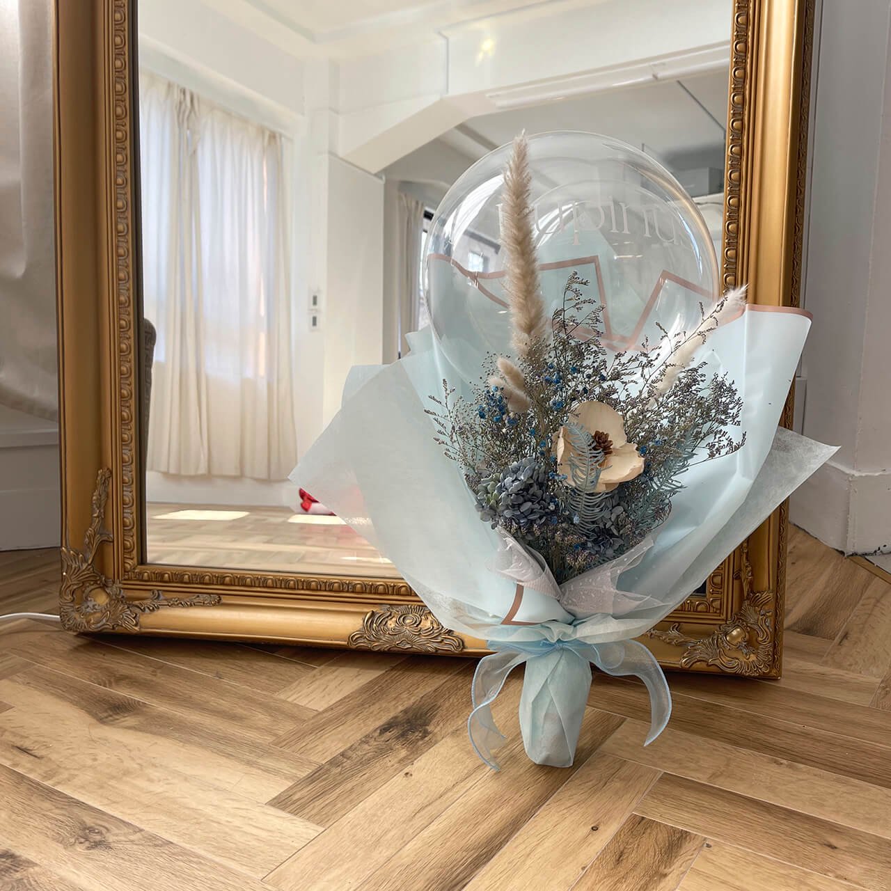 San bruno Big Blue Bouquet - Flower Balloon Bouquet - ֥롼 ӥå֥롼 եХ롼֡