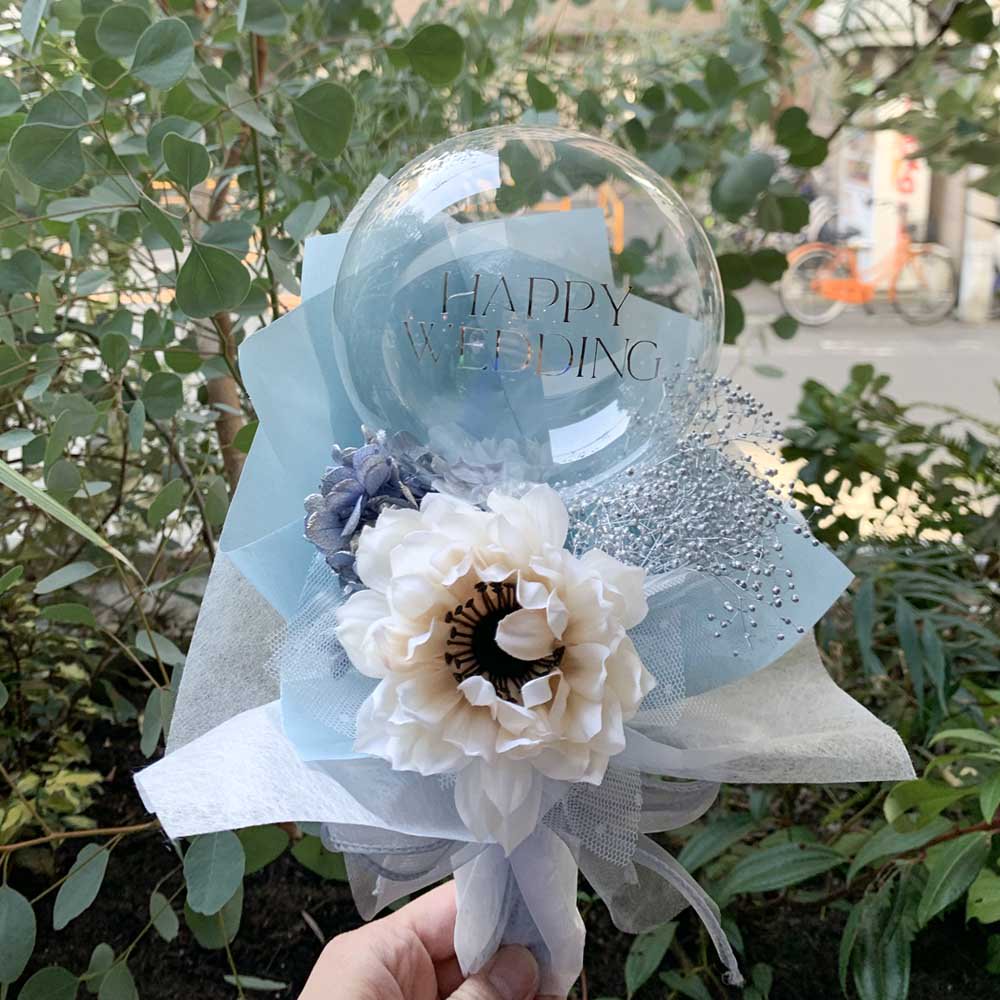 Doheny Mini Bouquet - Flower Balloon Bouquet - ドエニー フラワーバルーンブーケ