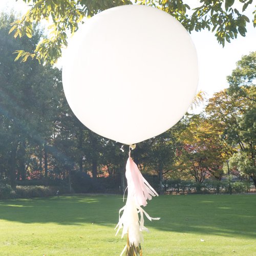 3 Color Style - Fringe Balloon - オーダーメイドで作れるフリンジバルーン [Tassel Balloons] -  チャビーバルーン 大阪 名古屋 滋賀にあるおしゃれなバルーン電報 バルーン装飾 バルーンギフトのことならチャビーバルーン