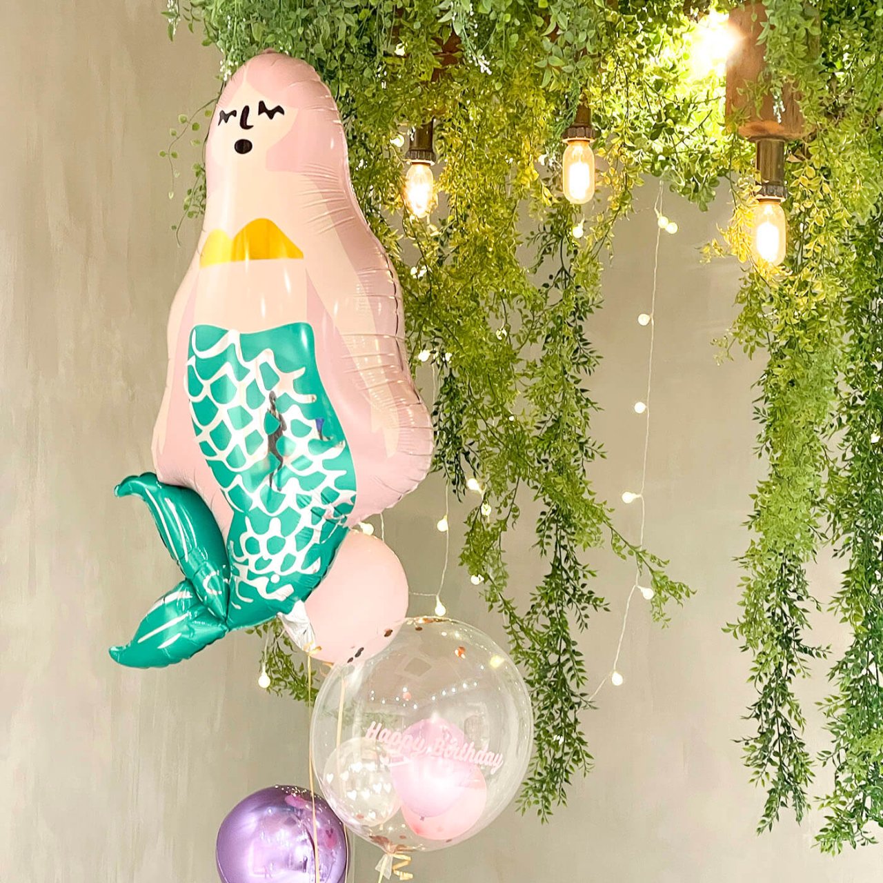 Mermaid Float Balloon - Float type - マーメイドヘリウムバルーン
