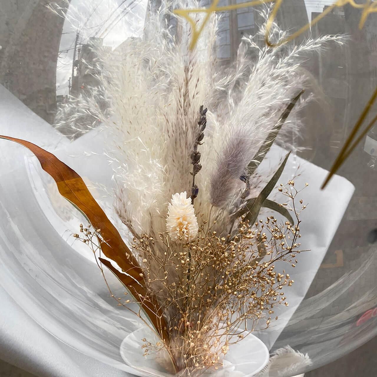 当日発送可能】フラワーバルーン ドライフラワー バルーン おしゃれ