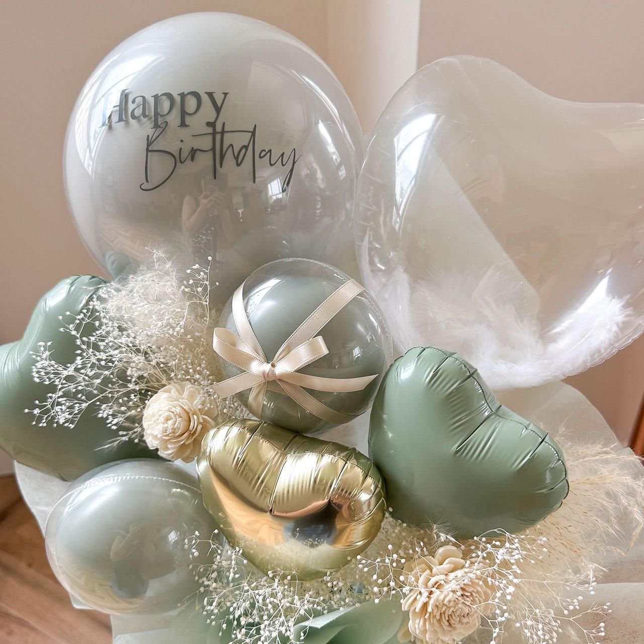 Ange Gray Balloon Gift - Table top type - アンジュグレー