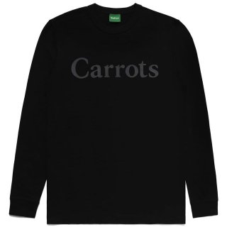 CARROTS by Anwar Carrots ʥåġCARROTS WORDMARK LONG SLEEVE (BLK)