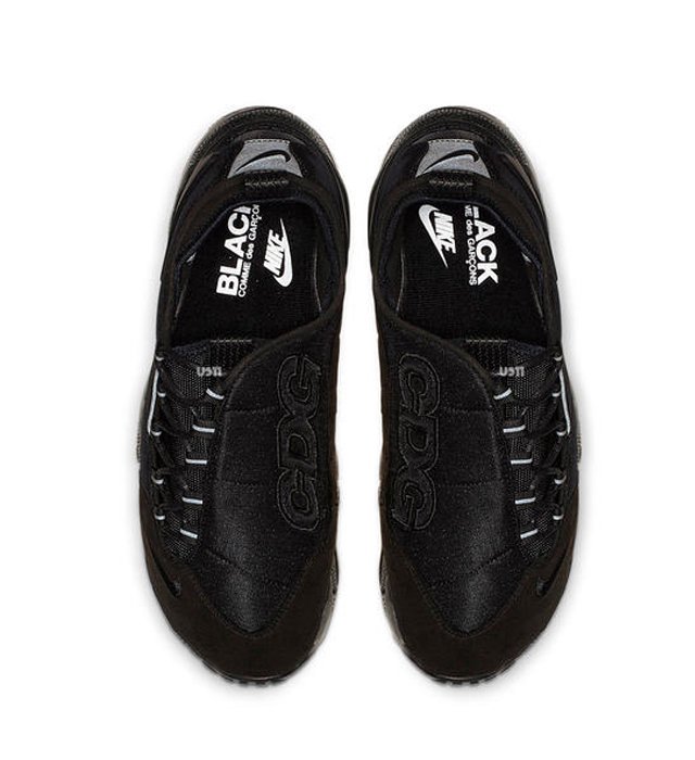 BLACK COMME DES GARCONS × NIKE AIR FOOTSCAPE NM BLACKセレクト通販