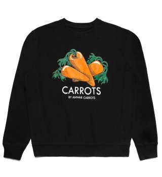 CARROTS by Anwar Carrots ʥåġLOOM CREWNECK (BLK)