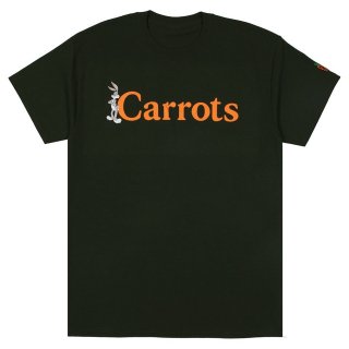 CARROTS by Anwar Carrots (å)  LOONEY TUNES WORDMARK TEE (GREEN)