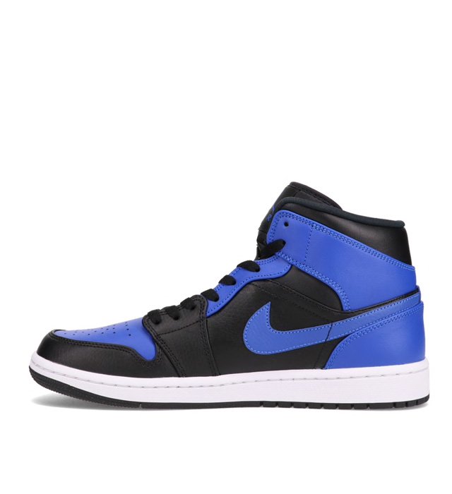 NIKE AIR JORDAN 1 MID BLACK/HYPER ROYAL-WHITE 21SP セレクト通販ショップbirnest