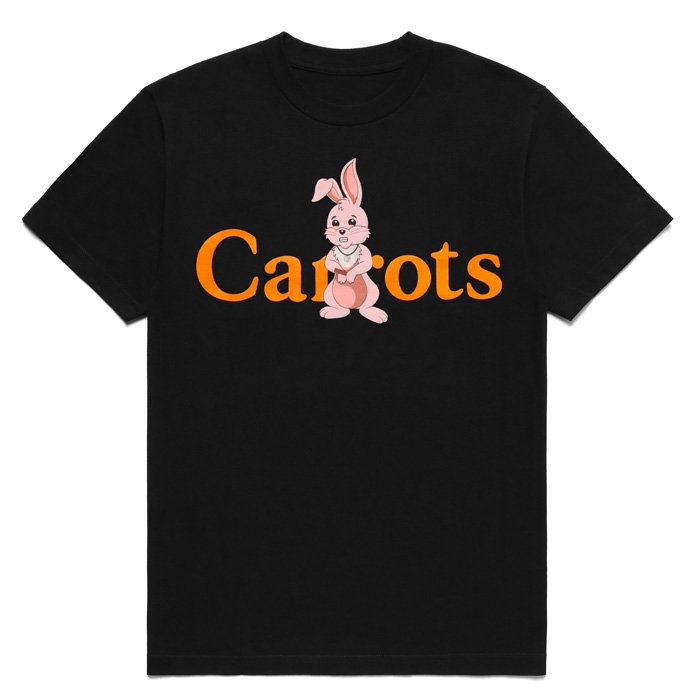 CARROTS by Anwar Carrots (å) x Freddie Gibbs Cokane Rabbit Wordmark T-Shirt (Black)