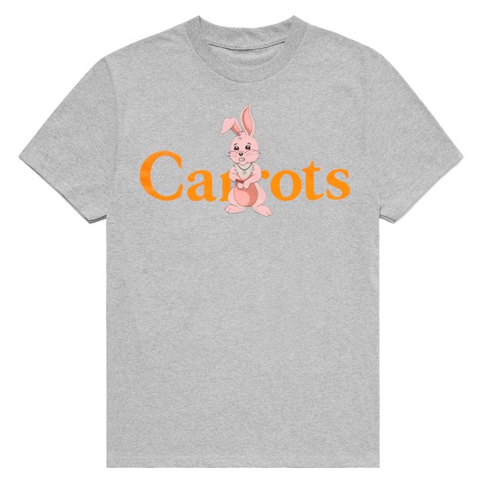 CARROTS by Anwar Carrots (キャロッツ) x Freddie Gibbs Cokane Rabbit Wordmark T-Shirt (Athletic Heather)