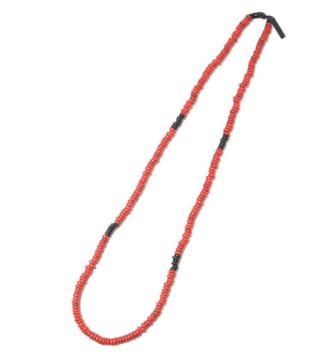 Backchannel(バックチャンネル) BEADS NECKLACE (Red)