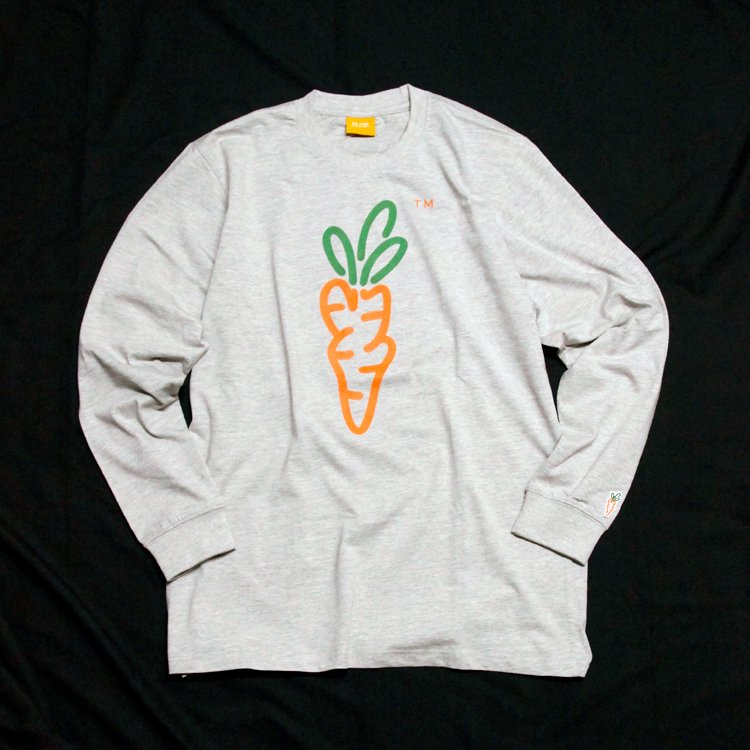 <img class='new_mark_img1' src='https://img.shop-pro.jp/img/new/icons20.gif' style='border:none;display:inline;margin:0px;padding:0px;width:auto;' />Carrots SIGNATURE Long Sleeve  (GREY)