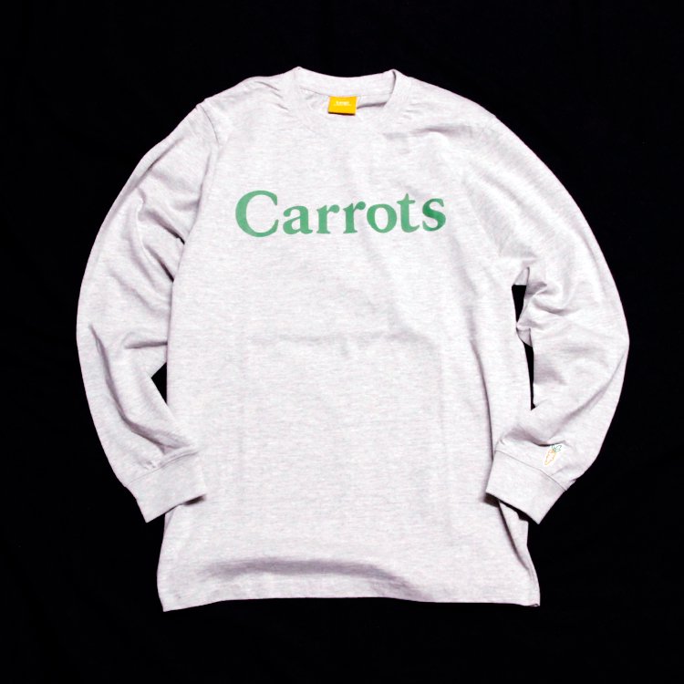 <img class='new_mark_img1' src='https://img.shop-pro.jp/img/new/icons20.gif' style='border:none;display:inline;margin:0px;padding:0px;width:auto;' />Carrots WORDMARK Long Sleeve  (GREY)