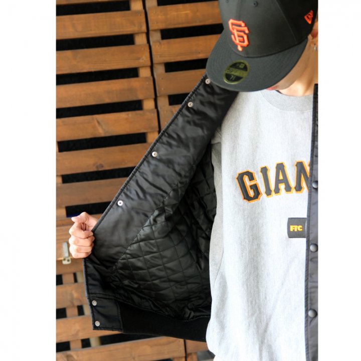 FTC x SAN FRANCISCO GIANTS | NYLON VARSITY JACKET(black)の通販