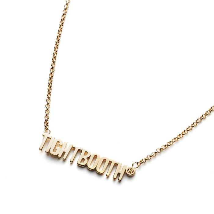 TIGHTBOOTH （タイトブース）LOGO NECKLACE (Brass)