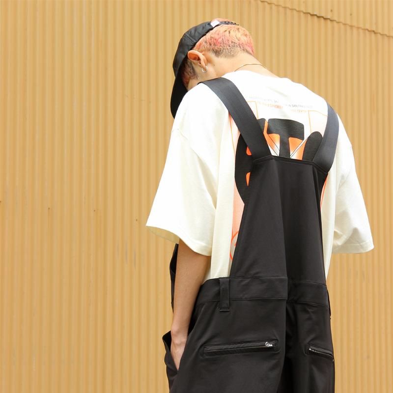 FAKIE STANCE（フェイキースタンス） ｜OVERALLS NYLON STRETCH BLACK