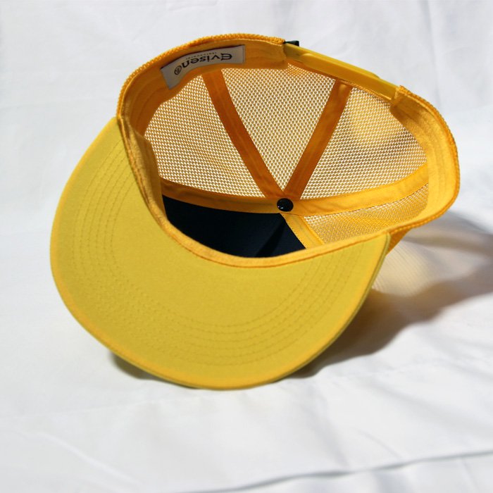 Evisen Skateboards ゑ（エビセン）SUMMER OF LOVE MESH CAP (Yellow 