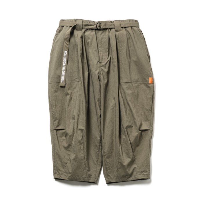 TIGHTBOOTH （タイトブース）PINSTRIPE CROPPED PANTS (Olive)