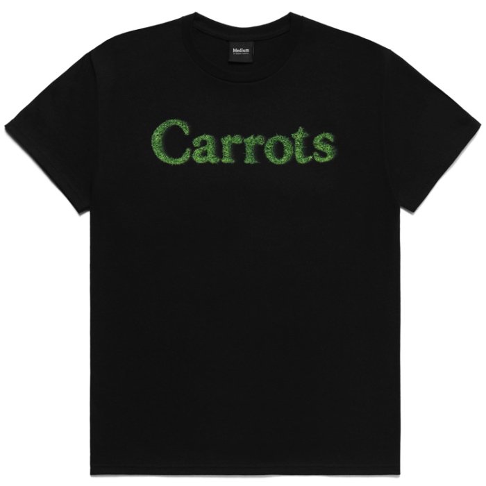 <img class='new_mark_img1' src='https://img.shop-pro.jp/img/new/icons20.gif' style='border:none;display:inline;margin:0px;padding:0px;width:auto;' />Carrots grass wordmark tee  (Black)