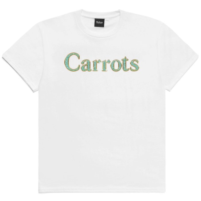 <img class='new_mark_img1' src='https://img.shop-pro.jp/img/new/icons20.gif' style='border:none;display:inline;margin:0px;padding:0px;width:auto;' />Carrots vvs wordmark tee  (White)
