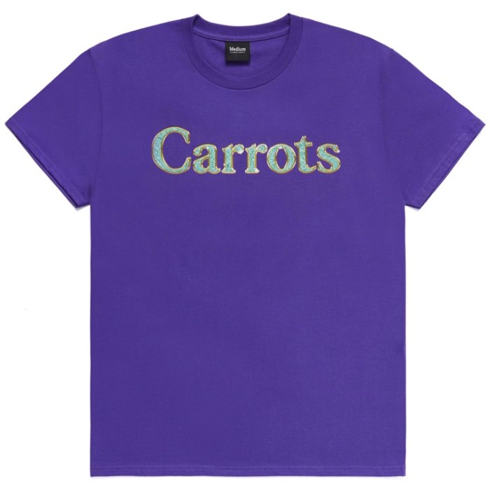 Carrots vvs wordmark tee  (Purple)