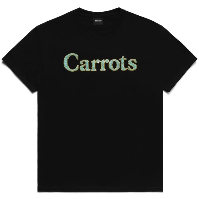 Carrots vvs wordmark tee  (Black)