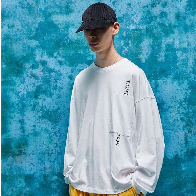 TIGHTBOOTH（タイトブース）STRAIGHT UP L/S T-SHIRT (White) の公式
